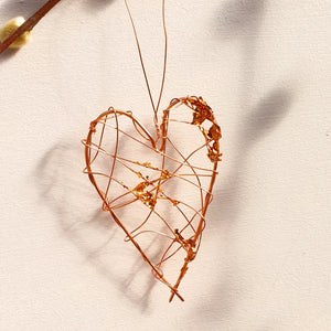 Tiny Copper Wire Heart