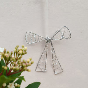 Little Silver Wire Bow