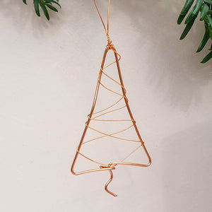Mini Copper Tree Christmas Card
