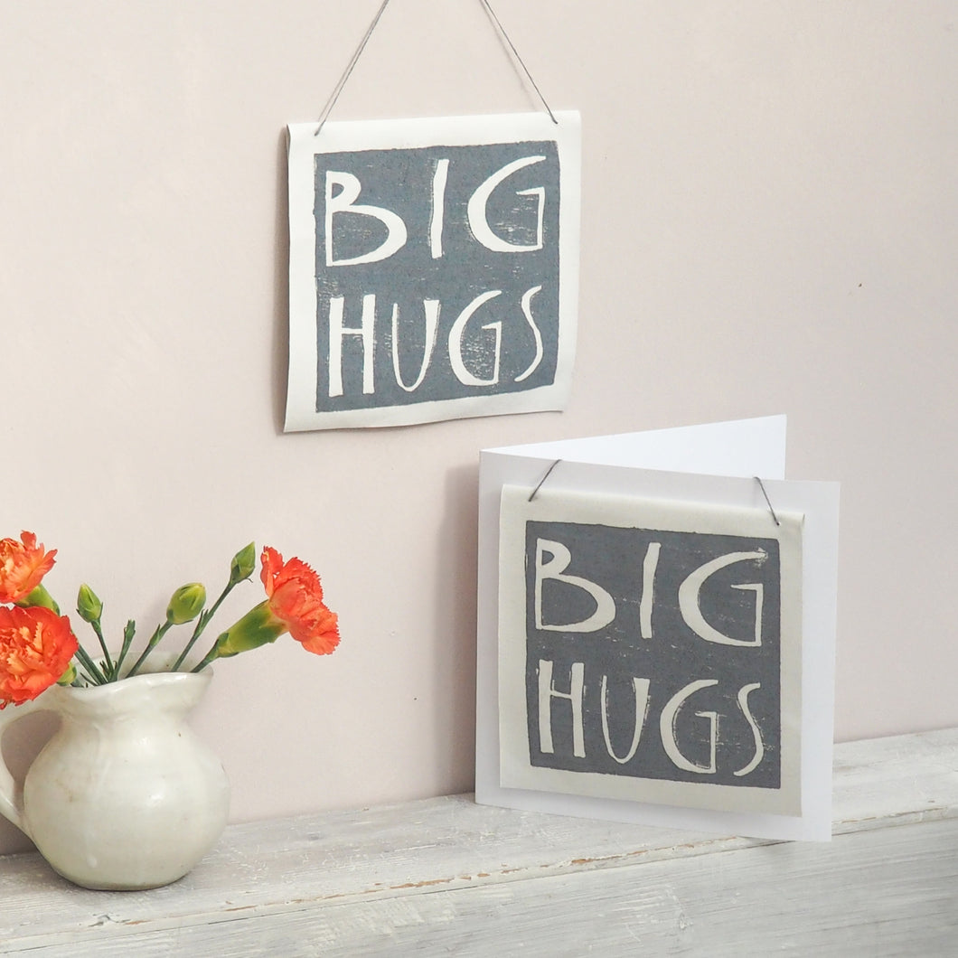 Big Hugs Mini Banner & Card