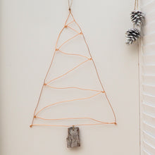 Load image into Gallery viewer, Copper Wire Christmas Tree Wall Hanging
