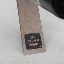 Load image into Gallery viewer, Personalised Washed Oak Bottle Holder
