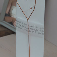 Load image into Gallery viewer, Personalised Copper 7th Wedding Anniversary Heart
