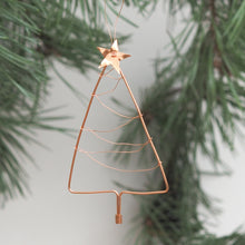 Load image into Gallery viewer, Copper Wire Tree Decoration
