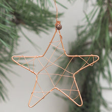 Load image into Gallery viewer, Little Copper Wire Star
