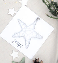 Load image into Gallery viewer, Little Silver Wire Star
