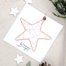 Load image into Gallery viewer, Little Copper Wire Star
