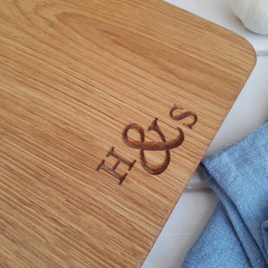 Personalise Engraved Oak and Copper Board