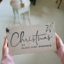 Load image into Gallery viewer, Personalised Engraved Christmas Sign
