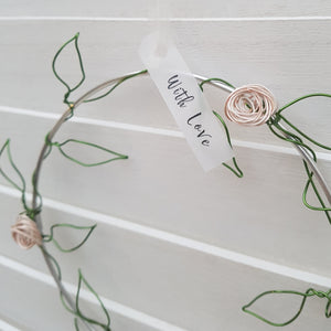 Little Wire Floral Wreath